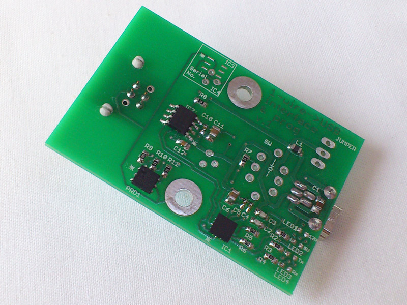 Interface 1-Wire -> USB Interface 1-Wire -> USB DS18B20 DS1402 DHT DS2401