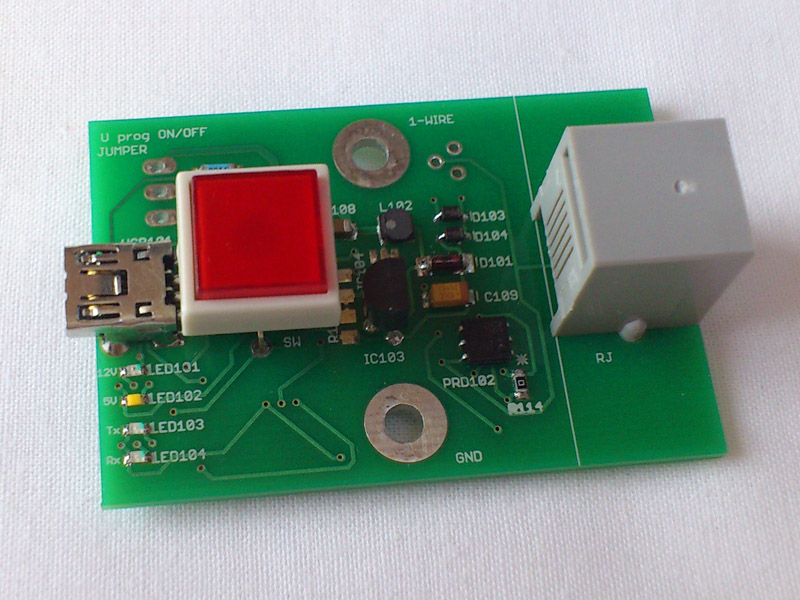 1-Wire EPROM Programmer Programator 1-Wire DS2480B DS2502 ds2502